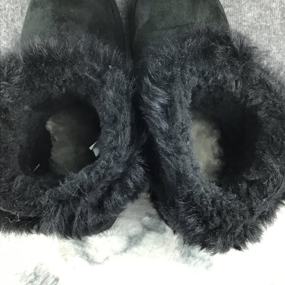 UGG Monster Ankle Hairy Women's Short Suede Boots Size 10 - Picture 7 of 12